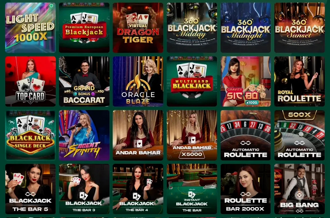 Interfaccia di accesso Unibet con giochi disponibili dopo il login
